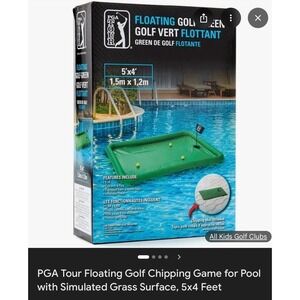 New In Box PGA Tour Floating Golf Green Pool Chipping Float Large 5'x4'